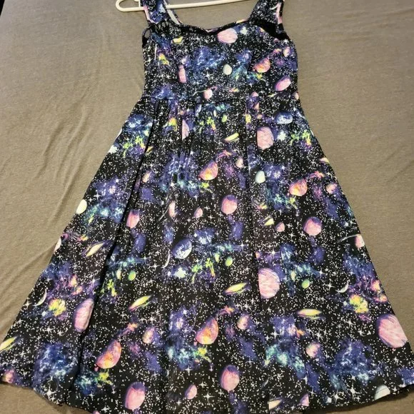 Hot Topic Dresses Hot Topic Space Galaxy Dress Small Poshmark